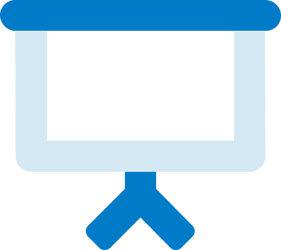 a projector screen icon